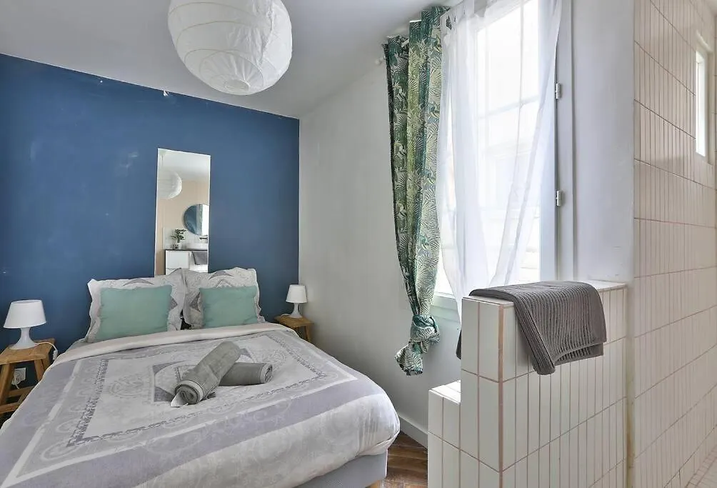 파리 Superb 1Br Flat With Balcony 2Min From The Metro Station 아파트 0*,  프랑스
